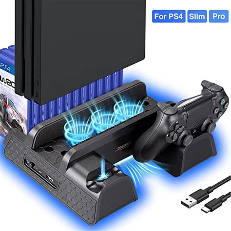 For Ps4 Ps4 Slim Ps4 Pro Usb Cooling Fan Multifunctional Vertical