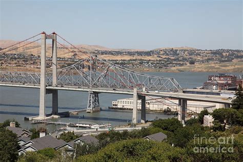 The New Alfred Zampa Memorial Bridge And The Old Carquinez