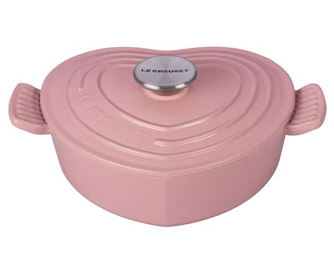 Shallow Heart Cocotte Food Prep Storage Creuset Cooking