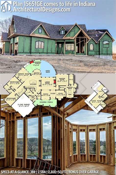 Plan 15651ge Award Winning Gable Roof Masterpiece Country House