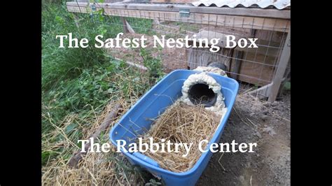 Homemade Rabbit Nest Box