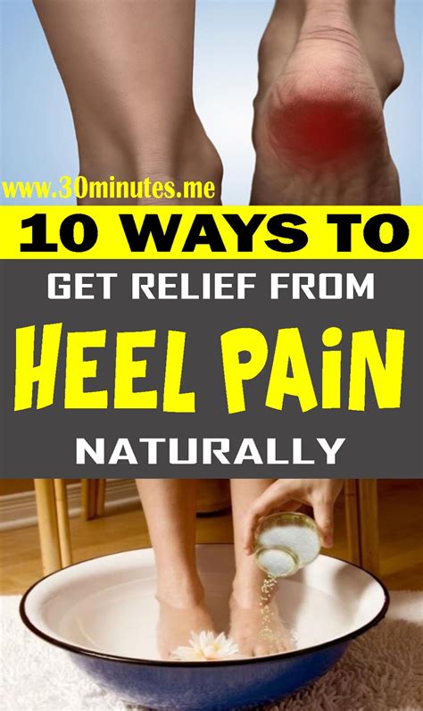 10 Ways To Get Relief From Heel Pain Naturally Natural Health Telugu