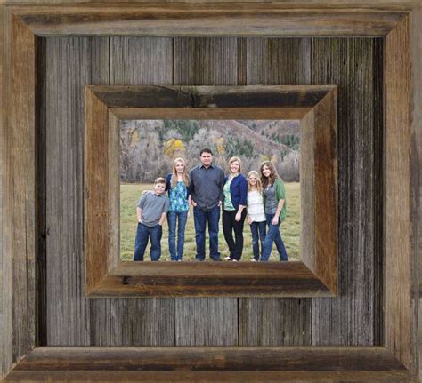 Western Barn Wood Durango Picture Frame Large 65 Wide 4x6 5x7 6x8