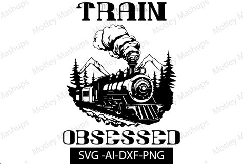 Train Svg Locomotive Svg Steam Train Svg Railroad Svg Train