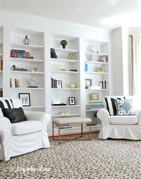 How To Build Diy Built In Bookcases From Ikea Billy Bookshelves 11