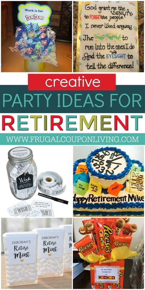 Here are some retirement party ideas to help you do just that. Retirement Party Ideas
