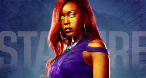 Anna Diops Starfire Costume For Titans Season 3 Revealed In New