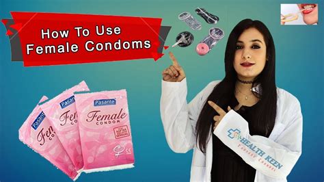 how to use a female condom step by step correctly female condoms youtube