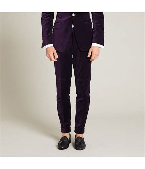 The Napier Purple Velvet Suit Mens Custom Suit Institchu