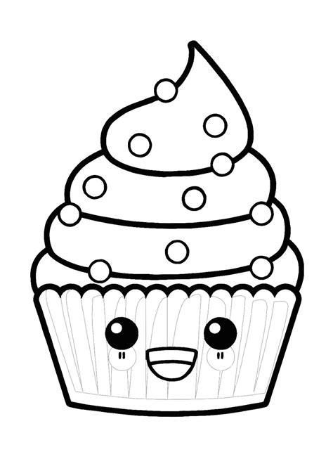 Coloriage Fr Coloriage A Imprimer Kawaii Cupcake My Xxx Hot Girl