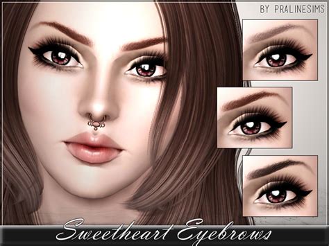 The Sims Resource Sweetheart Eyebrows