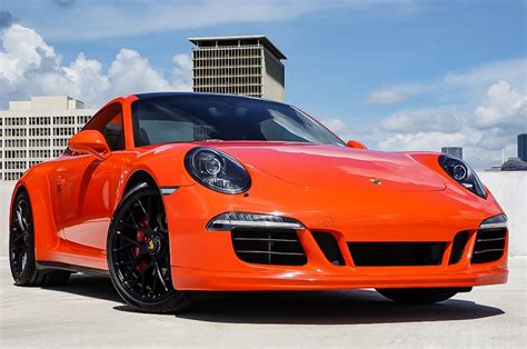 Place Bid 2016 Porsche 991 Carrera Gts Lava Orange Pcarmarket