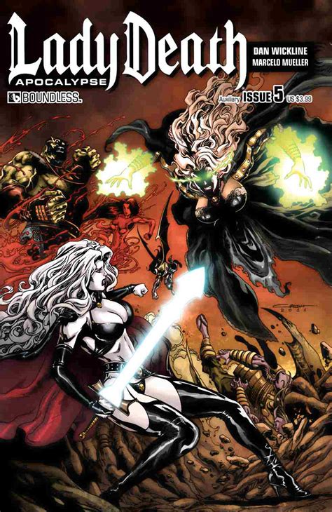 Lady Death Apocalypse 5 Auxiliary Cover Boundless Comic