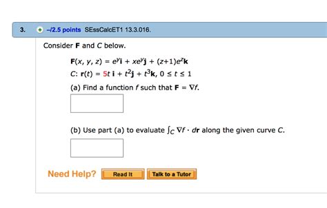 solved consider f and c below f x y z e yi xe yj