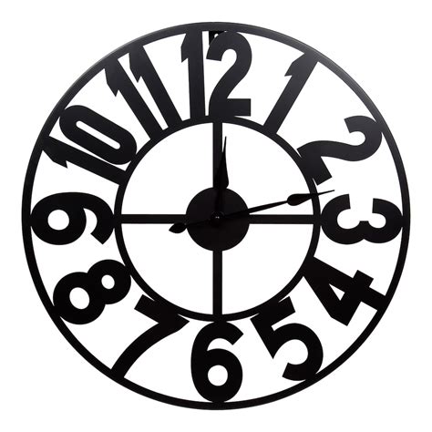 Kiera Grace Round Antique Morrison Decorative Metal Wall Clock 235 X