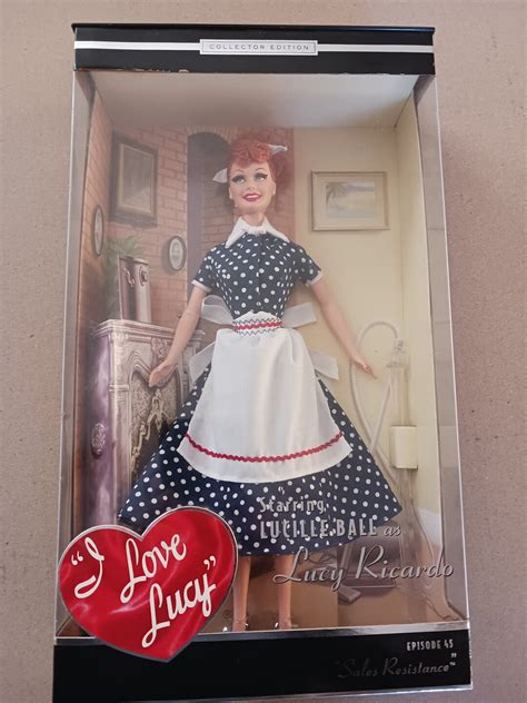 i love lucy barbie doll unopened box episode 45 sales resistance 2004 etsy