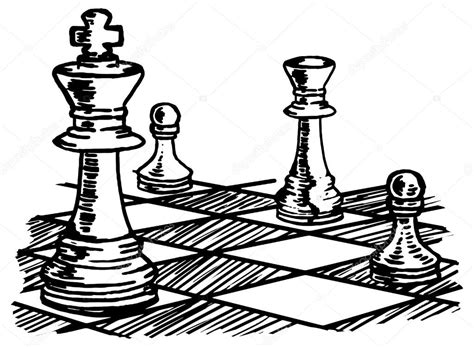 Chess Pieces Drawing At Getdrawings Free Download