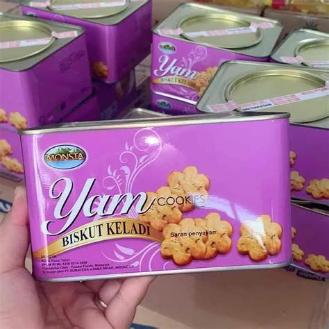 Yam Cookies Monsta Gr Roti Keladi Kaleng Malaysia Roti Keladi