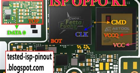 Oppo A Isp Emmc Pinout For Emmc Programming Flashing And Remove