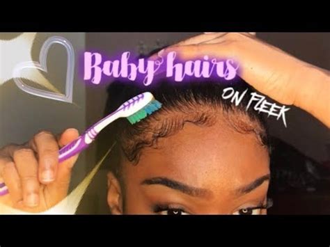 Be careful not to use. Tuto coiffure: Baby Hair - YouTube