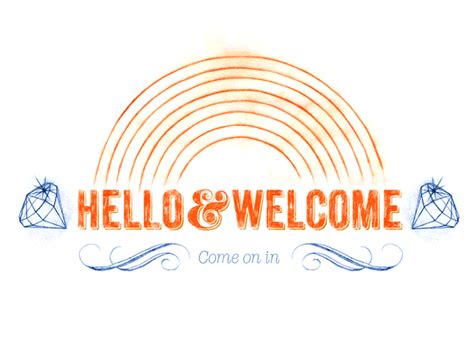 Hello And Welcome By Sam Coxon On Dribbble