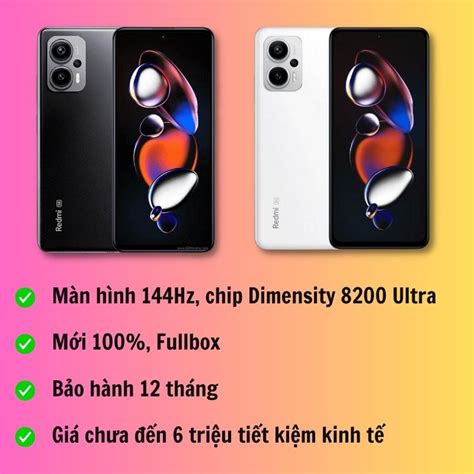 Xiaomi Redmi Note 12t Pro 8gb256gb Bảo Hành 12 Tháng