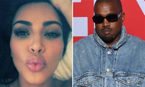 kim kardashian shares sexy topless selfie in bed as ex girlfriend kanye west faces being