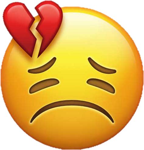 Download Emoji Broken Heart Love Smiley Sad Love Broken Heart Clipart