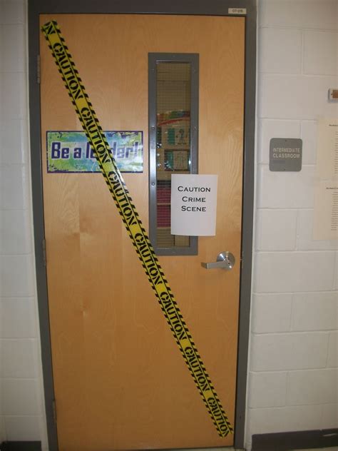 Teaching Star Students Classroom Crime Scene