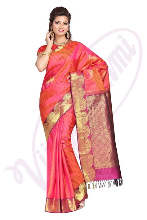Traditional Kanchipuram Silk Saree Saree Cocktail Wear Silk Sarees
