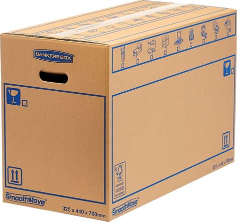 5 bankers box extra large strong moving boxes 100l smoothmove cardboard boxes heavy duty