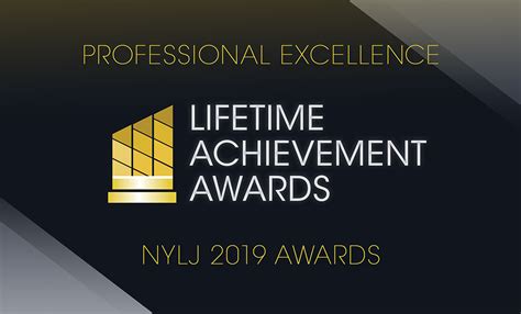 Lifetime Achievement Awards New York Law Journal