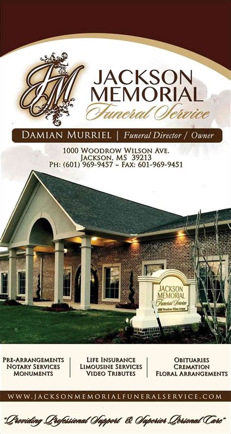 Please take the time to browse through the different areas of our website and get to. Christians In Business - Jackson Memorial Funeral Service ...