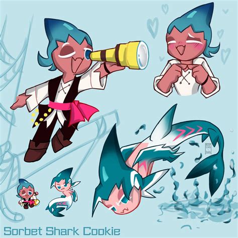 Sorbet Shark Cookie By Rdpchs Indo On Deviantart
