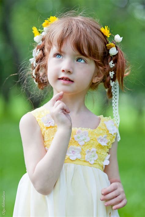 Fashion Kids Фотографы Ольга Ахмадиева Красивые девочки Дети цветы