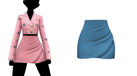 Mmd Sims 4 Eloise Skirt By Fake N True On Deviantart