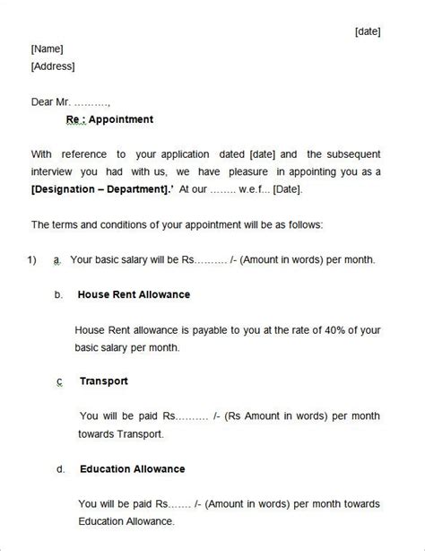 Official appointment letter is a formal written document that is sent to an applicant. 31+ Appointment Letter Templates - Free Sample, Example Format | Free & Premium Templates