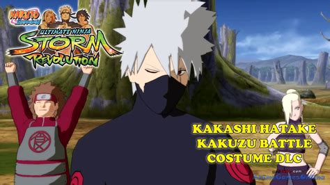 Kakashi Kakuzu Battle Costume Dlc Gameplay Naruto Shippuden Ultimate