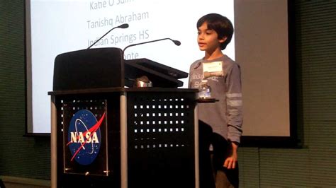 Youngest Nasa Speaker Tanishq Abraham 9 Yr Old Science Prodigy Youtube