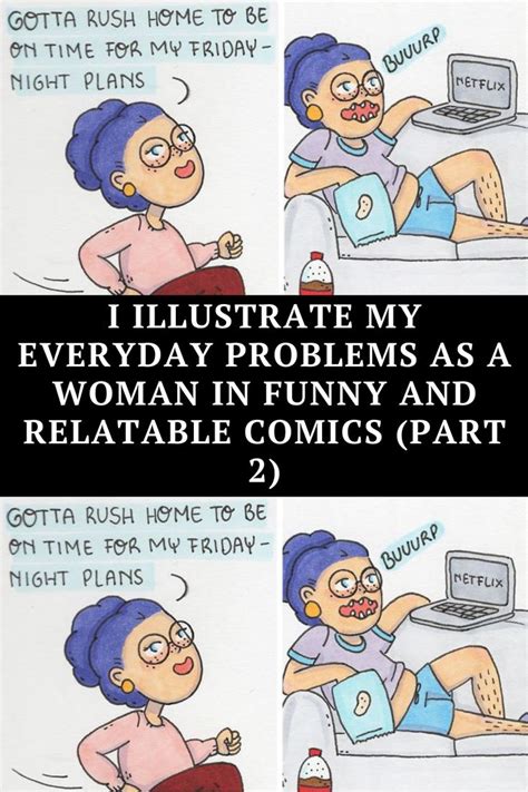 i illustrate my everyday problems as a woman in funny and relatable comics part 2 funny