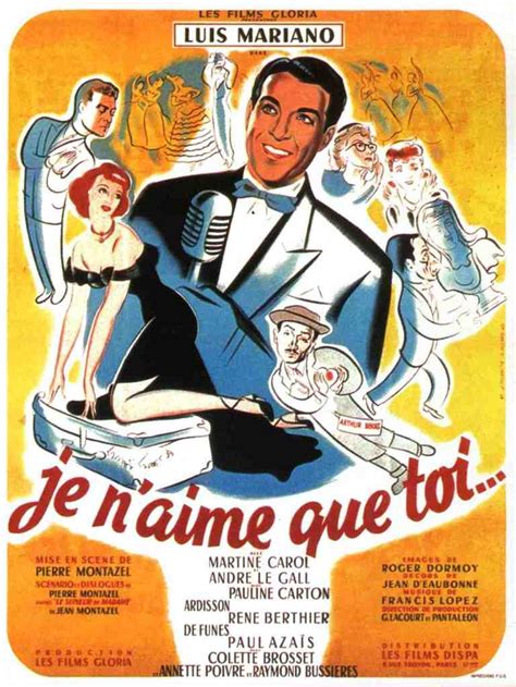 Je Naime Que Toi 1949 Unifrance Films
