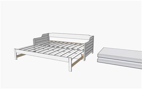 Normalerweise liegen beide matratzen aufeinander, und wenn man es auszieht, legt man sie. gästebett 90x200 ausziehbar - Bestseller Shop für Möbel ...