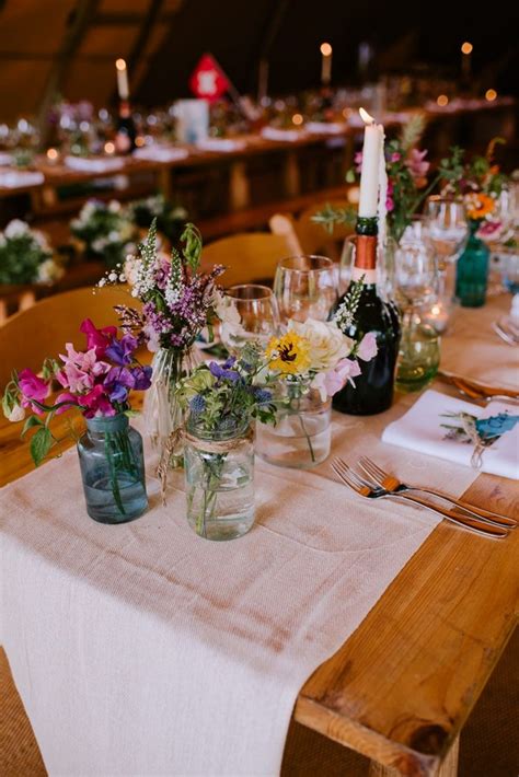 20 Budget Friendly Wildflower Wedding Centerpieces For Spring Summer