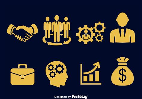Business Icons Vector 118249 Vector Art At Vecteezy