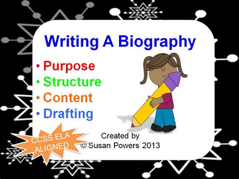 Free Biography Writing Powerpoint Presentation Teaching Resources