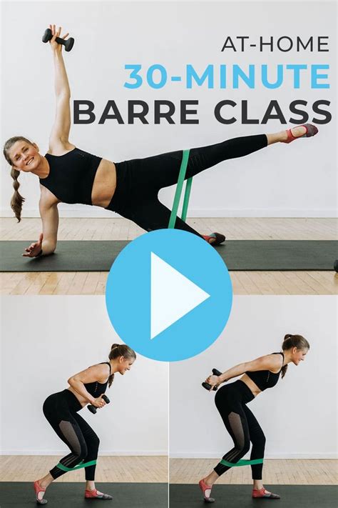 A series of barre workouts that will sculpt your entire body and help you burn fat. Barre Blend 30-Minute Workout Video | Nourish Move Love in ...