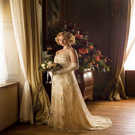 Lady Roses Wedding Dress On Downton Abbey Downton Abbey Costumes