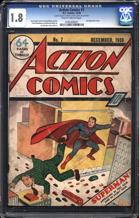 Comicconnect Action Comics 1938 2011 7 Cgc G 18
