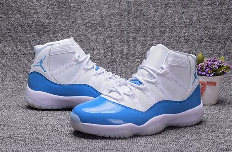 Nike Air Jordan Xi 11 Retro White University Blue Men Basketball Shoes