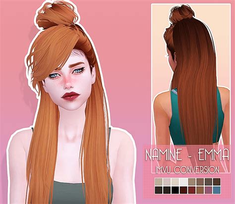 Down With Patreon The Sims 4 Patreon Namine Hair Sims 4 The Sims E
